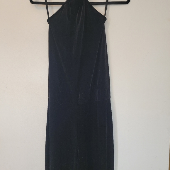Black velvet romper - Picture 2 of 2